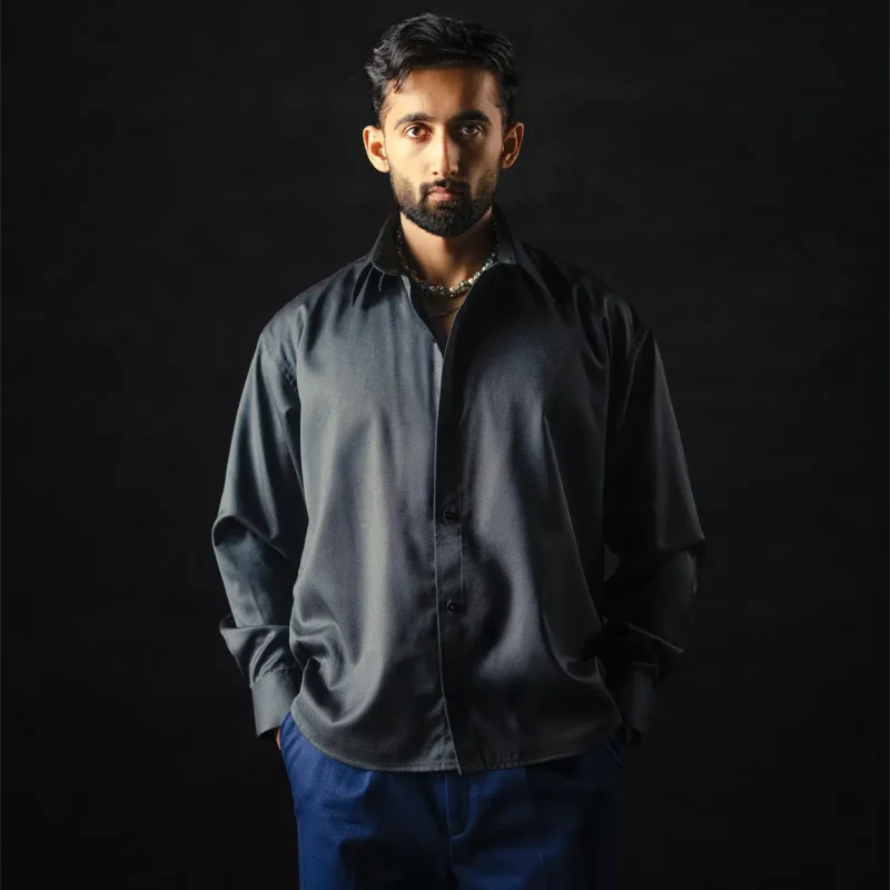 GRAPHITE GREY DRESS SHIRT