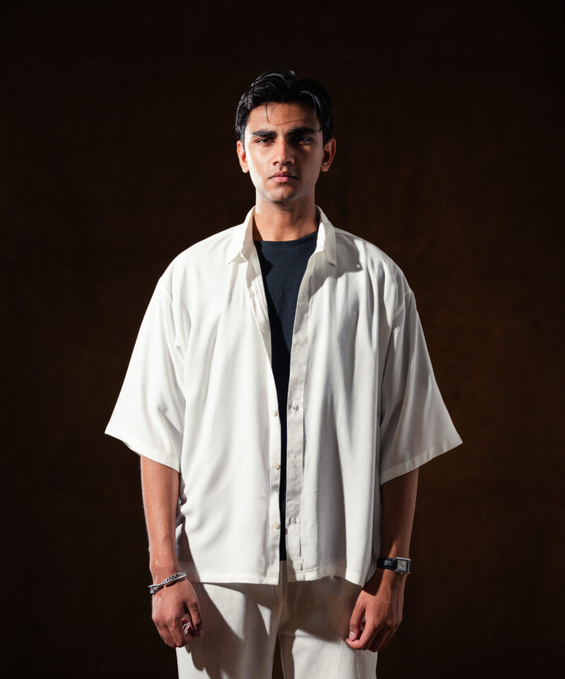 Drop Shoulder Button Down