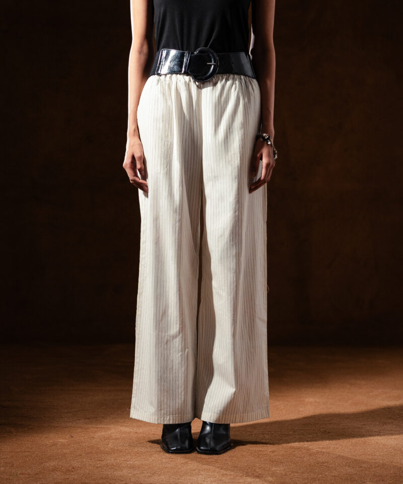 Striped Wide Leg Trouser