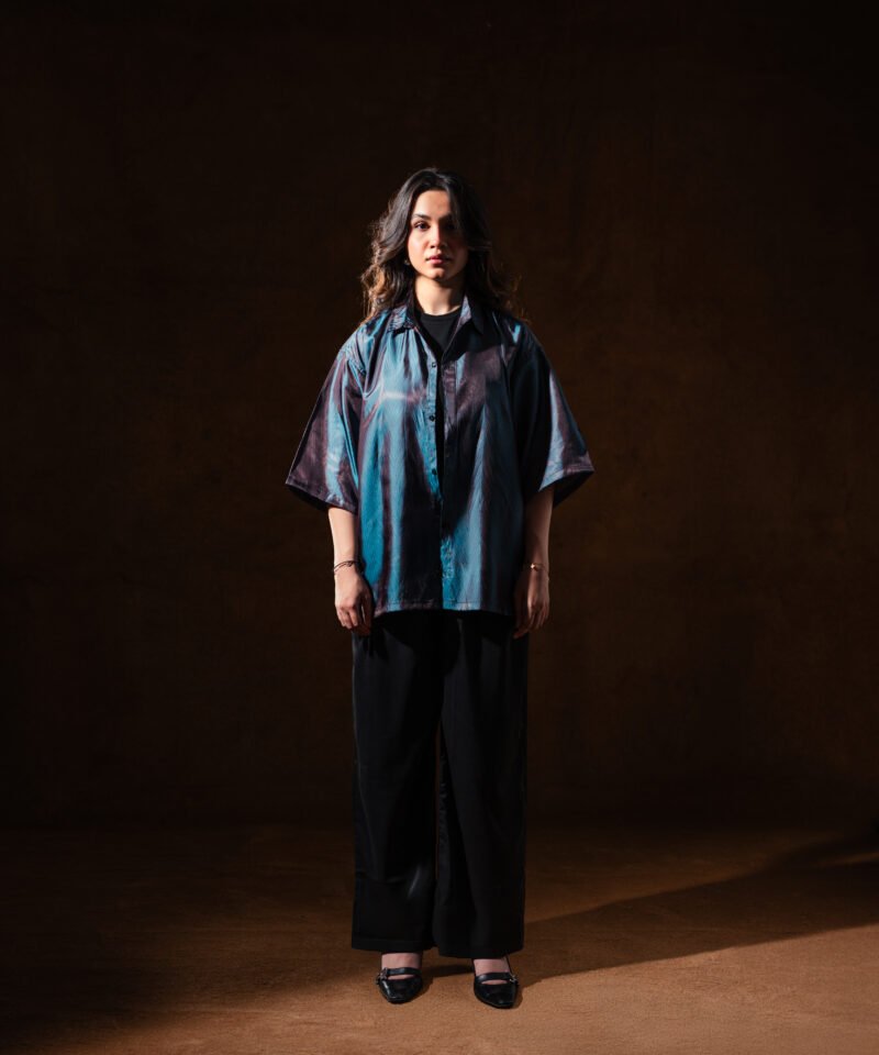 Button Down - Blue Silk