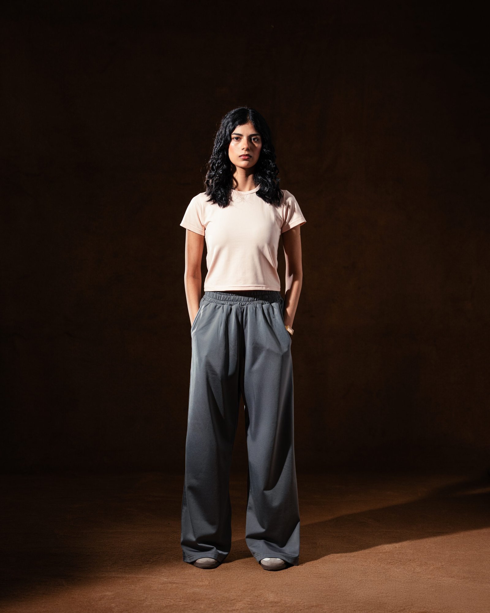 1.1-scaled-1.jpg Metallic Wide Leg Trouser - Image 3