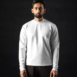 ⁠WHITE CREWNECK