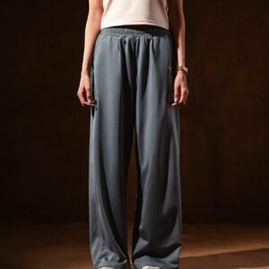 Home Metallic Wide Leg Trouser