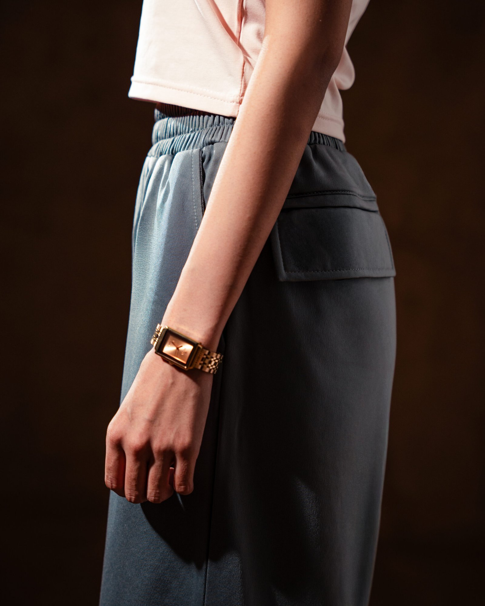 1.5-scaled-1.jpg Metallic Wide Leg Trouser - Image 2