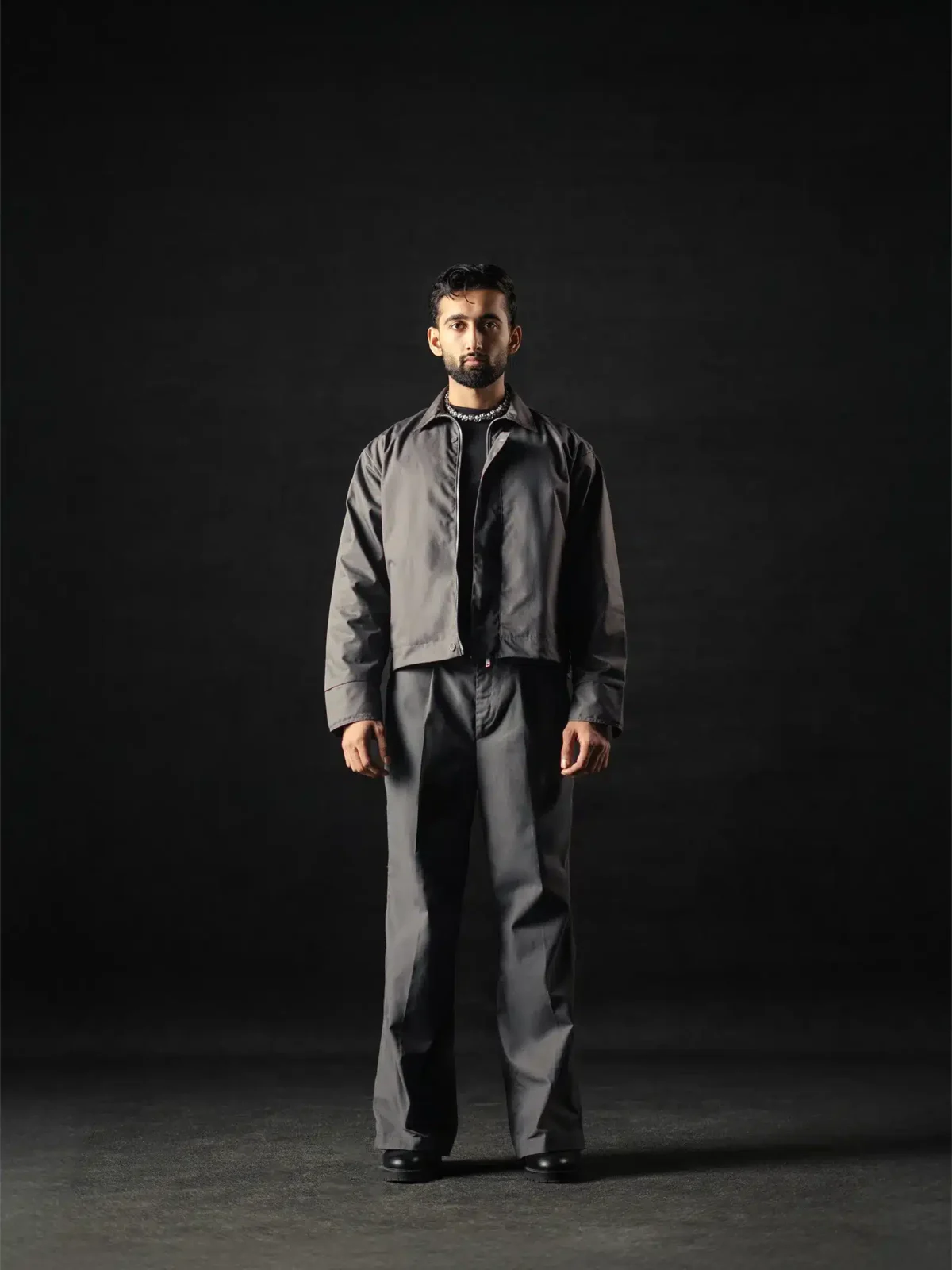 GREY BOMBER SET