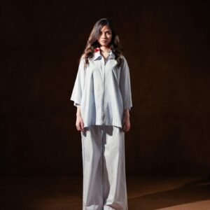Sky Striped Zipper Set UNISEX