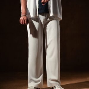 Home Offwhite Wide Leg Trouser