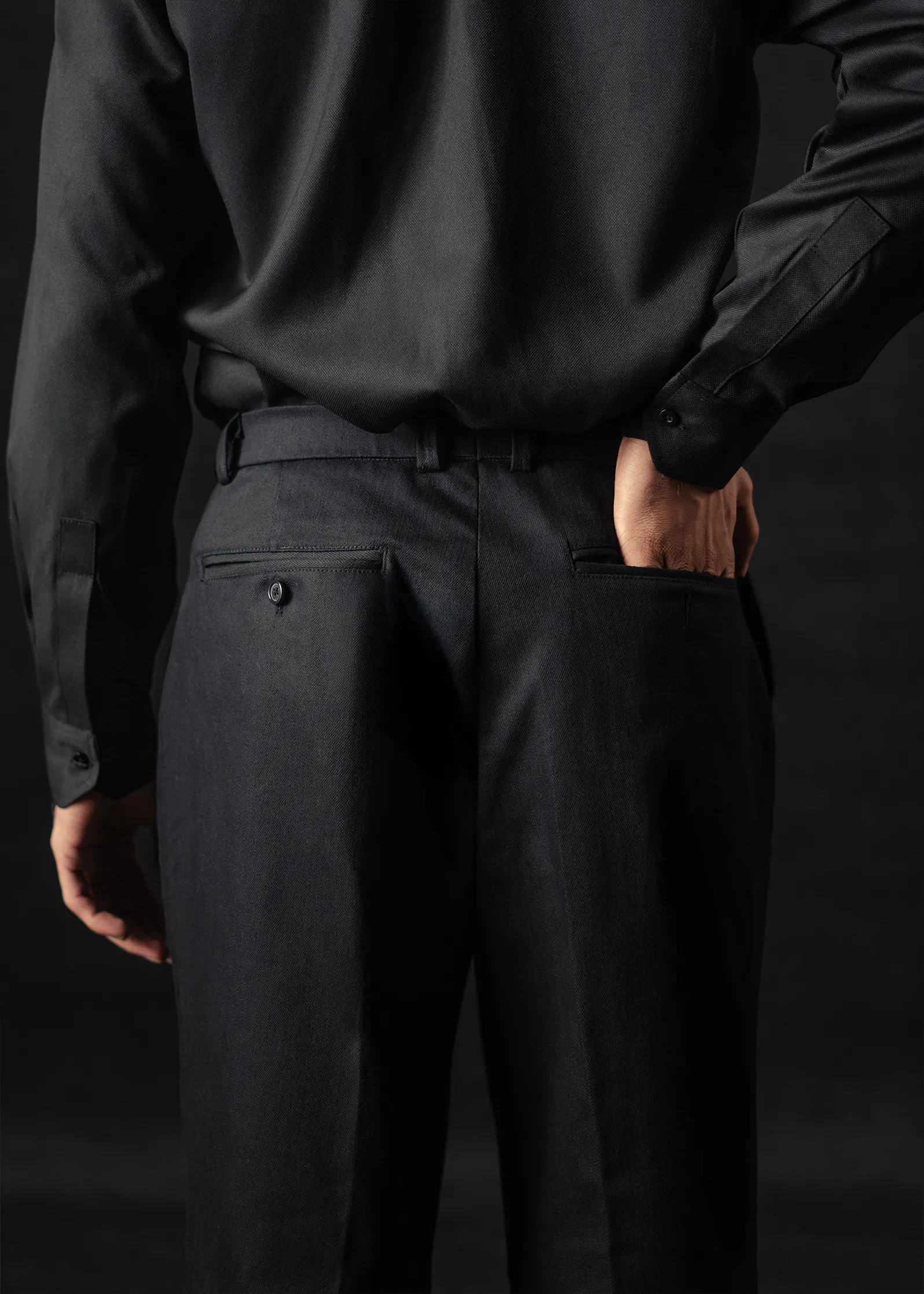 12.7.webp BLACK BOOT LEG PANTS - Image 3
