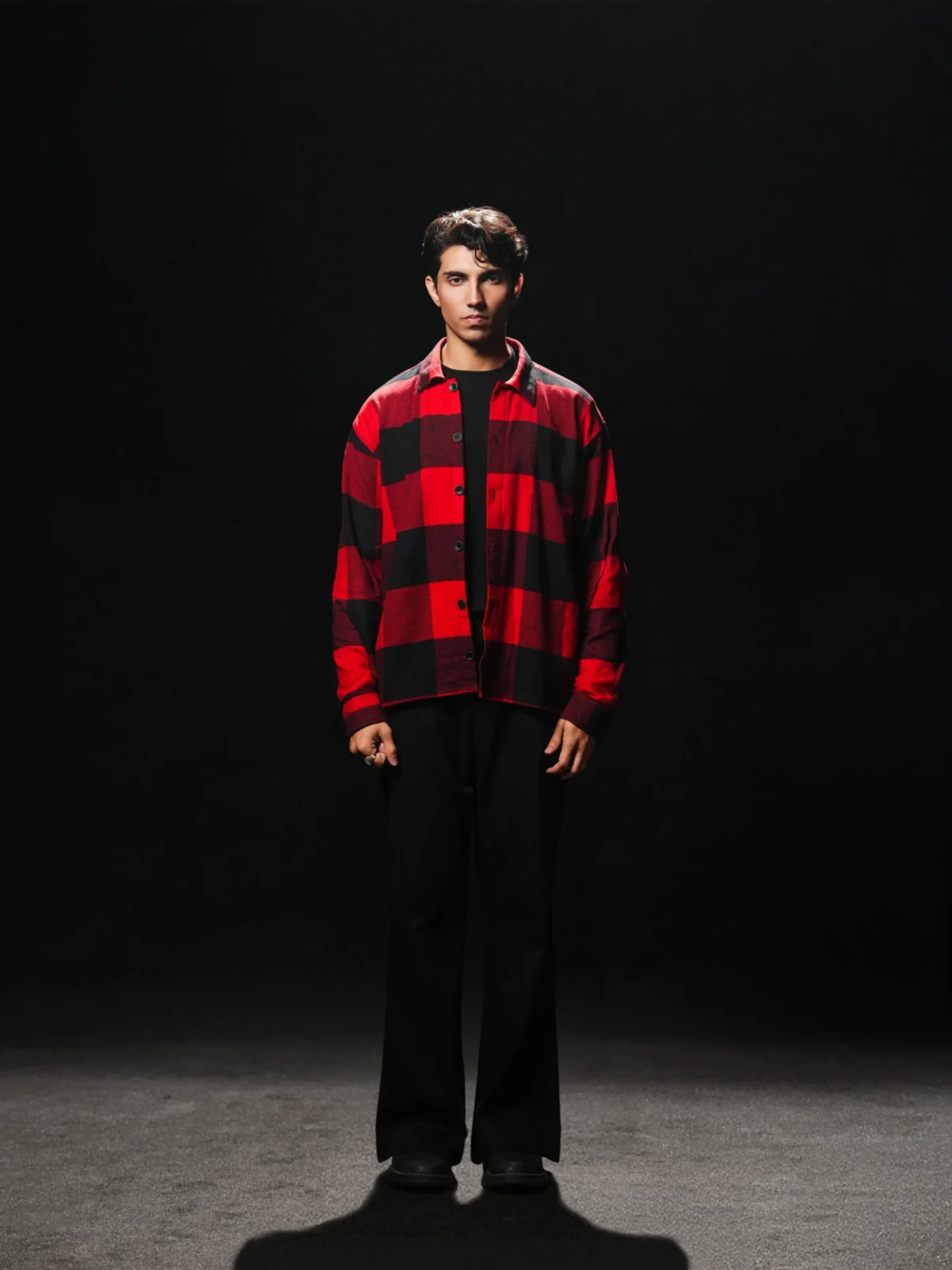Red and Black Flannel Shirt