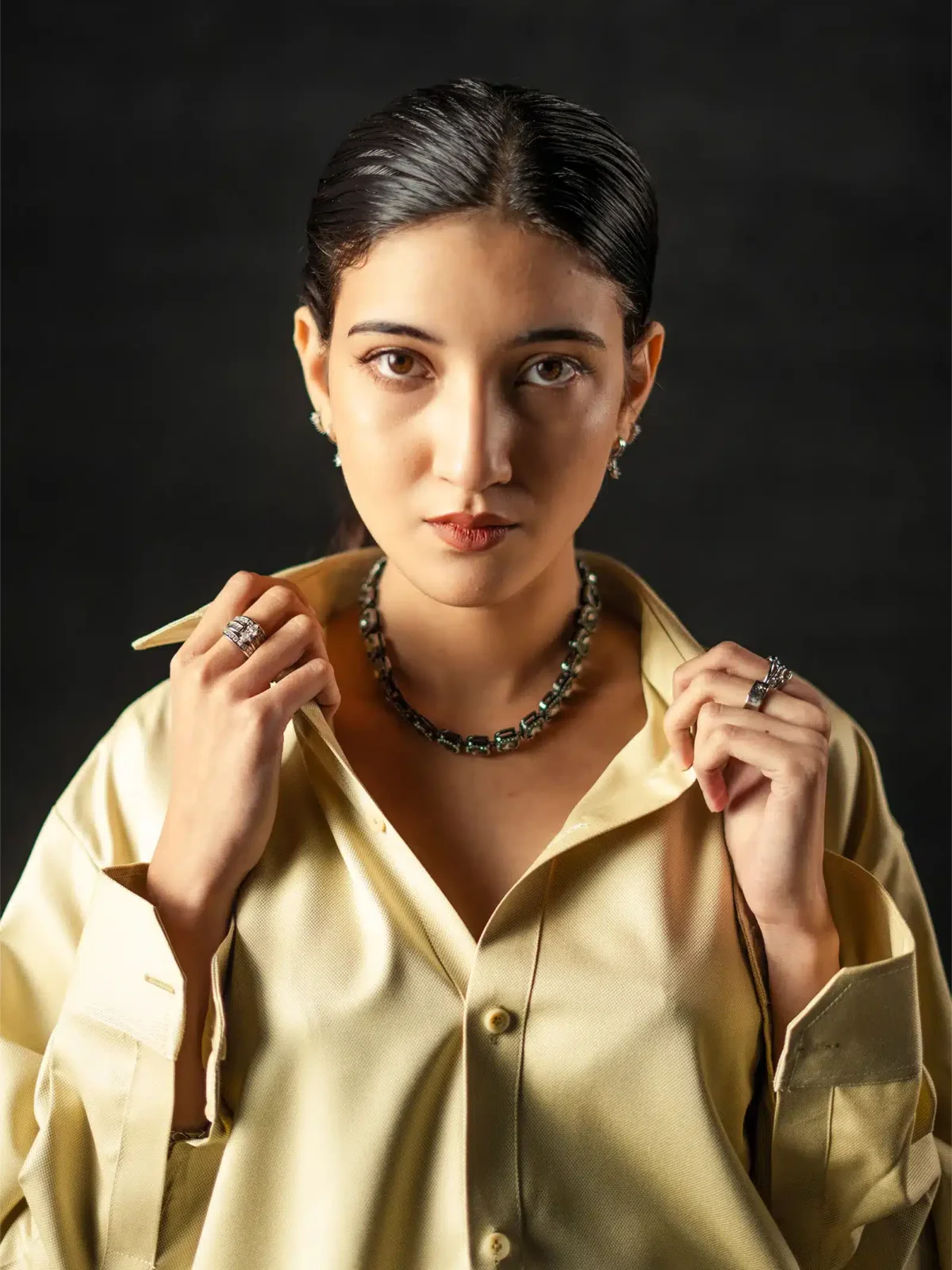 ⁠LATTE DRESS SHIRT