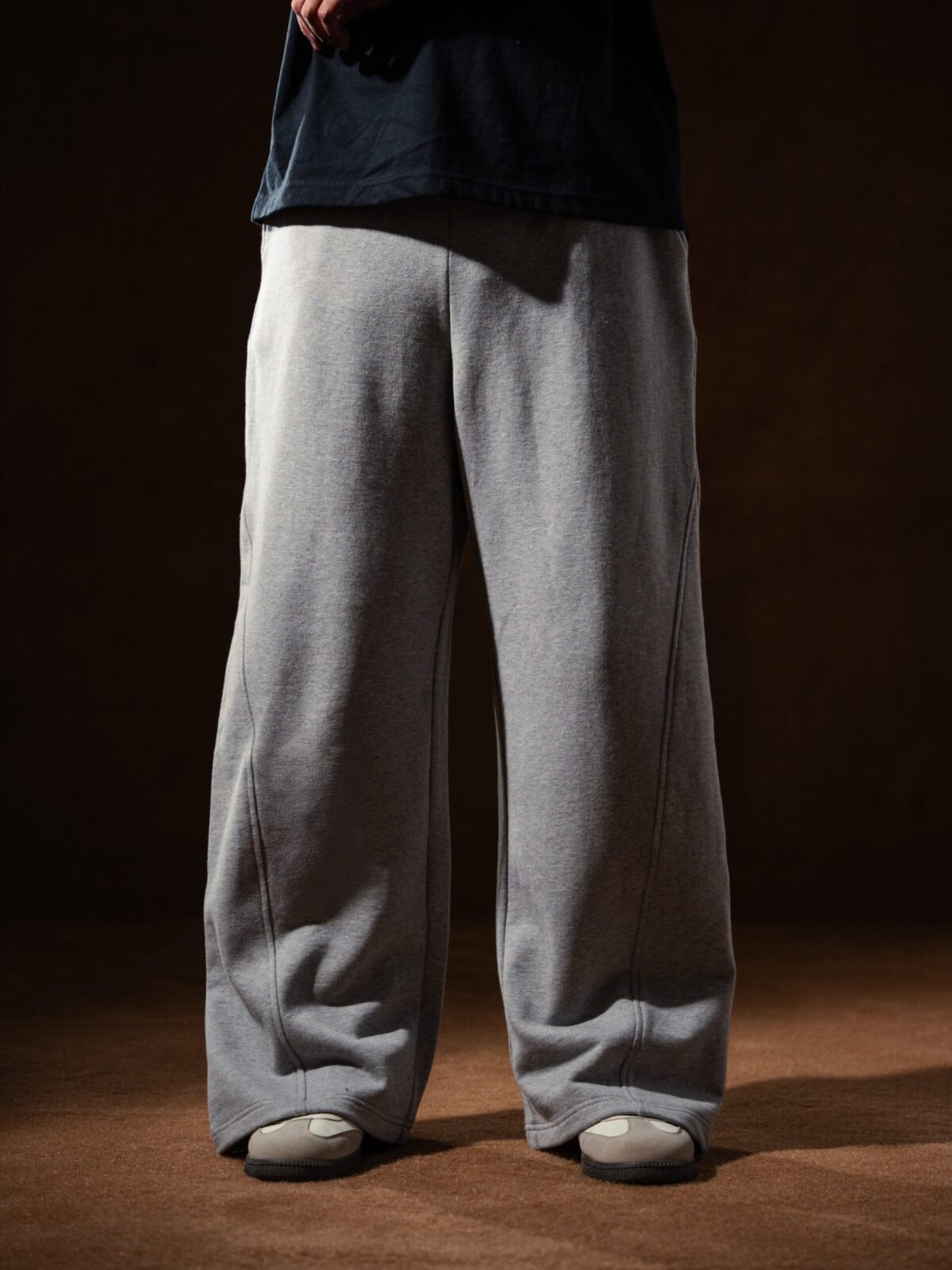 Panelled Wide Leg Trouser