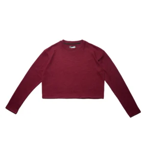 Burgundy Crop Top